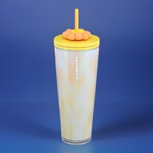 Starbucks Swirl Cold Cup with Flower Charm 24oz Summer 2025 New‎